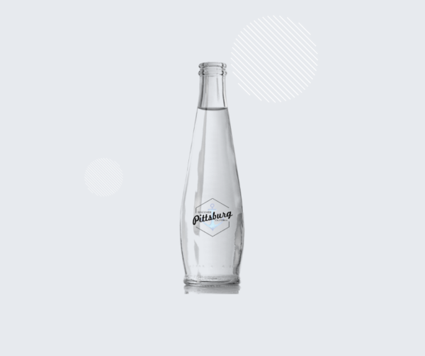 Pittsburg logo bottle